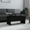 Image de vidaXL Table basse noir - 102 cm