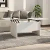 Image de Table basse vidaXL - Blanc 80x50 cm
