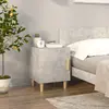 Image de vidaXL Table de chevet Gris béton