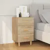 Image de vidaXL Table chevet - Chêne sonoma