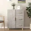 Image de vidaXL Buffet Gris Béton