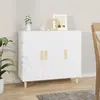 Image de VidaXL Buffet blanc 90x34x80 cm
