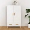 Image de vidaXL Buffet Blanc 70x31x115 cm