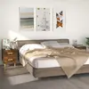Image de vidaXL Tables de chevet 2pcs - Chêne Fumé