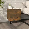 Image de VidaXL Table de chevet - Chêne fumé
