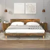 Image de vidaXL Tables de Chevet 2 pcs - Chêne Fumé