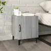 Image de vidaXL Table Chevet - Sonoma gris