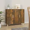 Image de vidaXL Buffet chêne fumé 90x34x80 cm