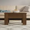 Image de vidaXL Table basse 79x49 cm - Chêne marron