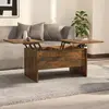 Image de vidaxL Table basse Chêne fumé