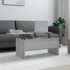 Image de vidaXL Table basse - Sonoma gris 102x50,5x46,5 cm
