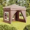 Image de vidaXL Tente pliable 93505 - Taupe