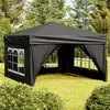 Image de vidaXL Tente de réception pliable - Noir