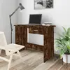 Image de vidaXL Bureau Chêne fumé