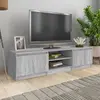 Image de VidaXL Meuble TV Sonoma gris - 140 cm