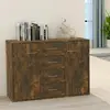 Image de vidaXL Buffet Chêne fumé 88x30x65 cm