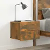 Image de vidaXL Table de chevet Chêne fumé