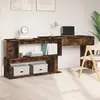 Image de VIDAXL Bureau d'angle Chêne fumé