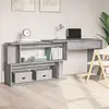 Image de vidaXL Bureau d'angle - Sonoma gris