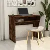 Image de vidaXL Bureau - Chêne fumé