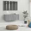 Image de vidaXL Meuble TV 80x30x30 cm - Sonoma Gris