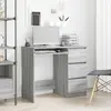 Image de vidaXL Bureau Sonoma Gris