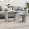 Image de vidaXL Tables basses gigognes 2 pcs - Sonoma gris
