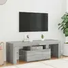 Image de vidaXL Meuble TV LED - Sonoma gris
