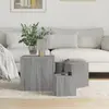 Image de vidaXL Tables d'appoint 3 pcs Sonoma gris