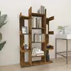 Image de VidaXL Bibliothèque Chêne fumé 86x25,5x140 cm