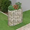 Image de vidaXL Lit surélevé à gabion - Fer galvanisé