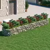 Image de vidaXL Lit surélevé Gabion 500 cm