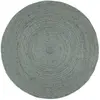 Image de VidaXL Tapis Jute Rond - Vert Olive 210 cm