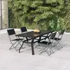 Image de vidaXL Ensemble à manger de jardin 5 pcs
