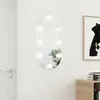 Image de vidaXL Miroir avec LED 80x40 cm - Ovale