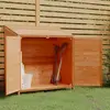 Image de vidaXL Remise de jardin Marron 102x52x112 cm Bois de sapin solide
