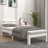 Image de vidaXL Cadre de Lit Bois Blanc