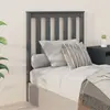 Image de vidaXL Tête de lit en bois massif de pin - Gris
