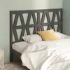 Image de vidaXL Tête de lit - Gris