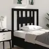 Image de vidaXL 818649 - Tête de lit Bois massif de pin Noir 81 cm
