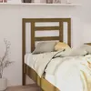 Image de vidaXL Tête de lit en bois massif - Marron miel
