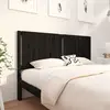 Image de vidaXL Tête de lit 165,5x100 cm Noir Bois pin