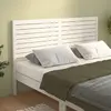 Image de vidaXL Tête de lit en pin blanc - 126x100 cm