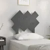 Image de vidaXL Tête de lit - 72,5x3 cm - Gris