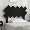 Image de vidaXL Tête de lit - 104x3x80.5 cm Noir