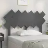 Image de vidaXL Tête de lit à panneaux - Gris