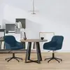 Image de Vidaxl Chaises pivotantes à manger lot de 2 - Bleu velours
