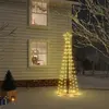 Image de VidaXL Arbre de Noël cône LED 180 cm