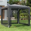 Image de vidaXL Tente de fête 4 parois latérales - Anthracite
