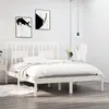 Image de Cadre de lit vidaXL sans matelas - Bois massif 140x190